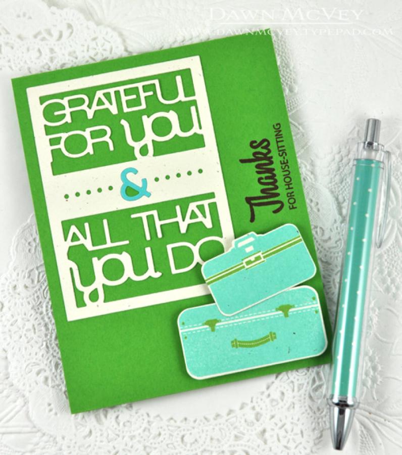 Papertrey Ink - Text Block: Birthday Die