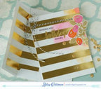 Papertrey Ink - Cover Plate: Stripes Horizontal Die
