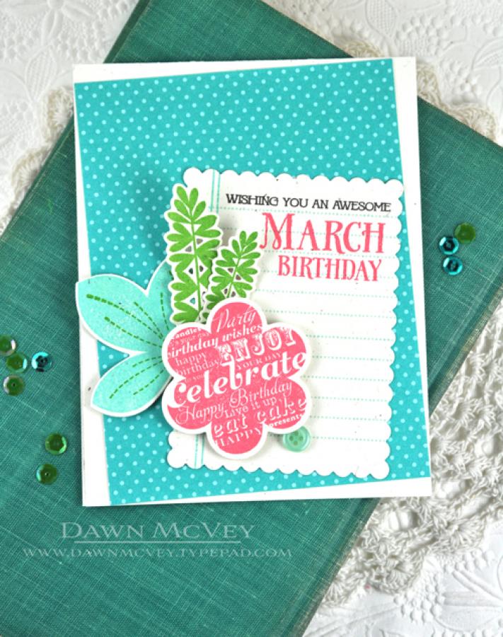 Papertrey Ink - Monthly Moments: Journal Card 2 Die