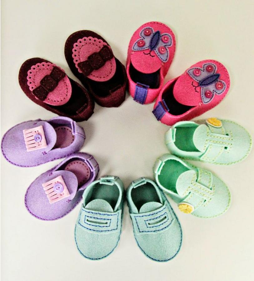 Papertrey Ink - Baby Bootie: Details Die Collection (set of 4)