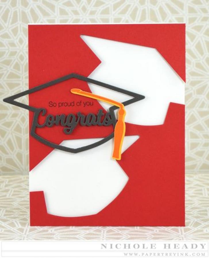 Papertrey Ink - Enclosed: Graduate Die