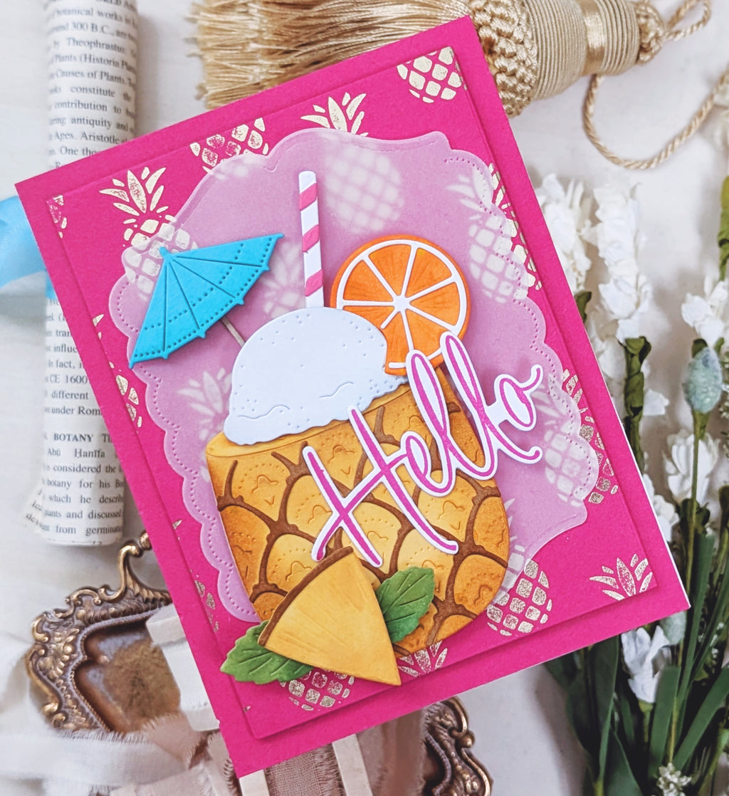 This is Big Sentiments: Hello Stamp Set