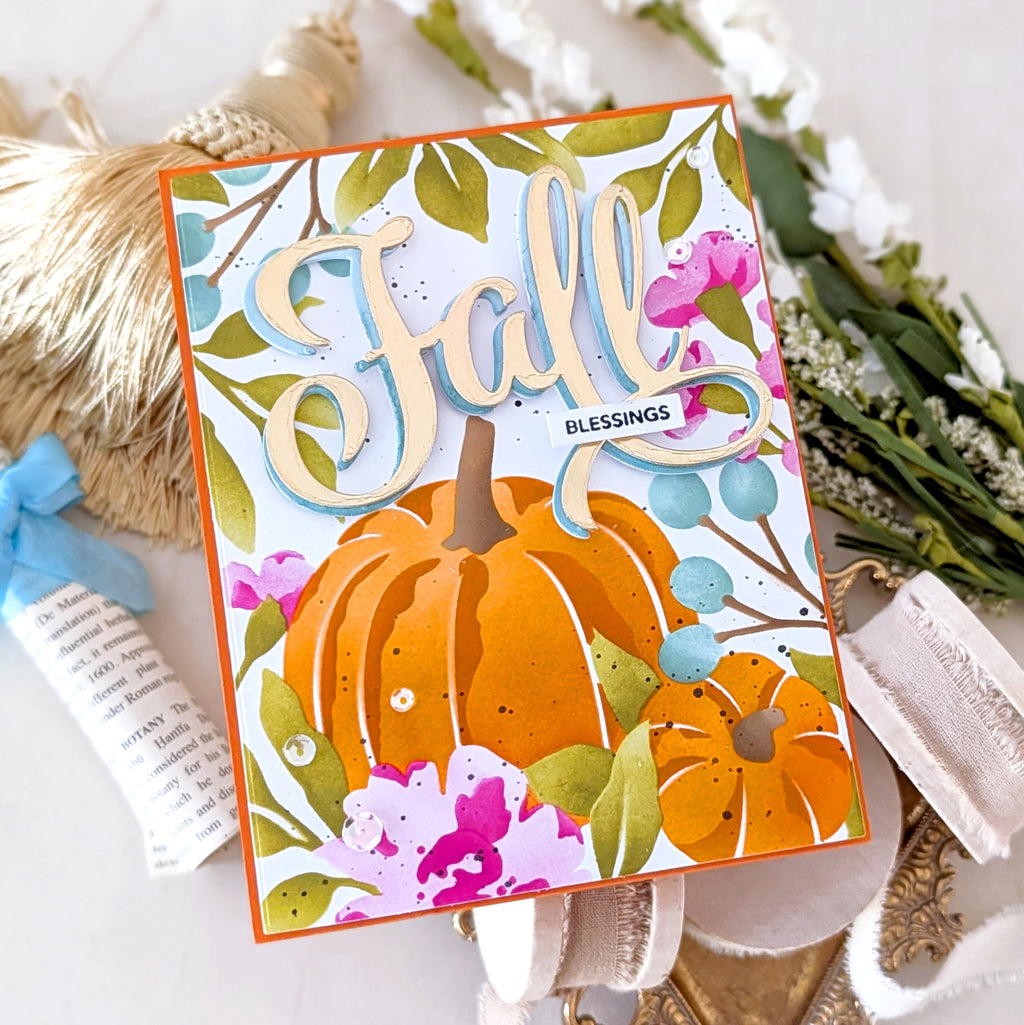 Harvest Medley Stencil Collection (set of 8)