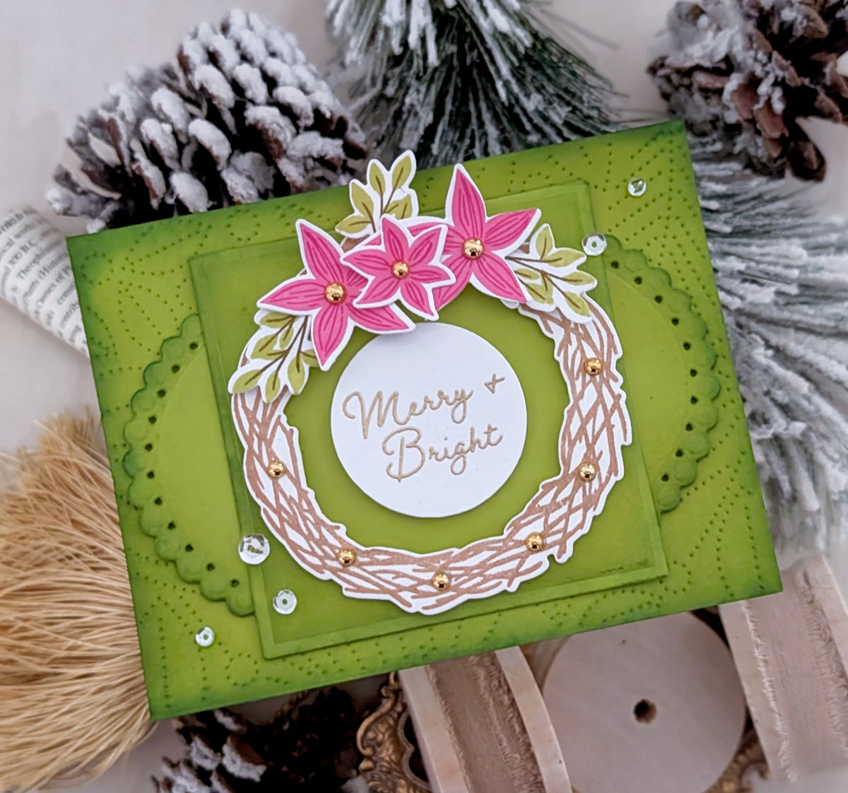 Holiday Wreath Stamp Set
