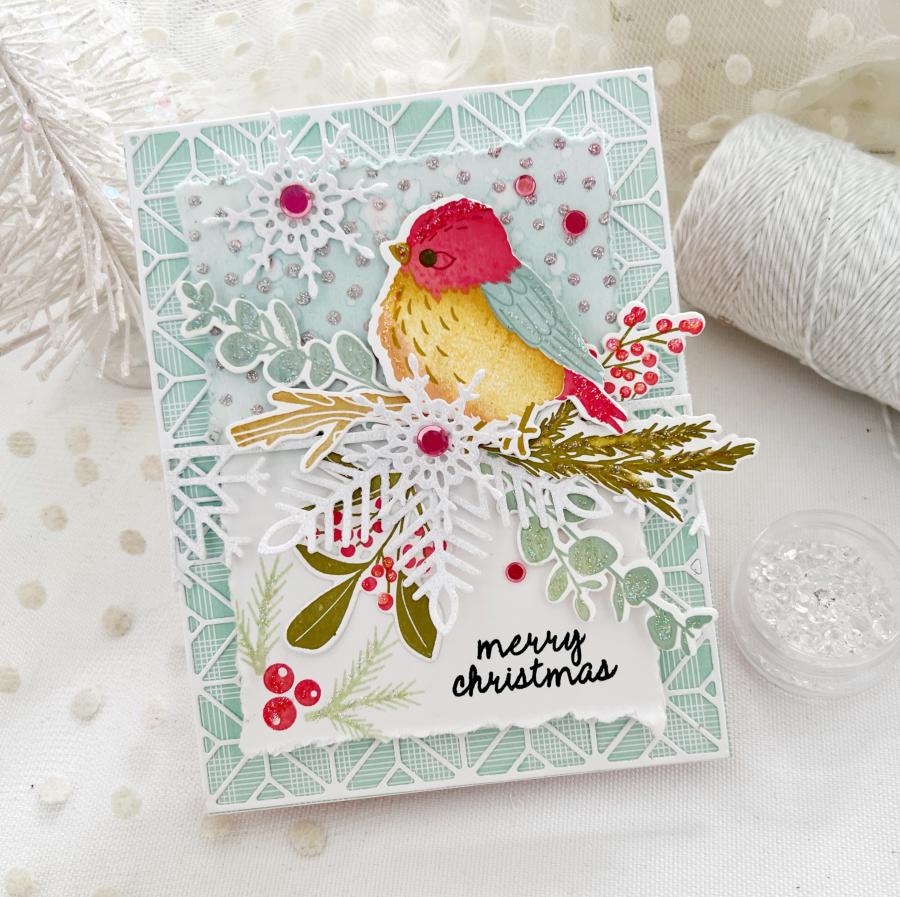Feathered Friends Mini 8 Mini Stamp Set