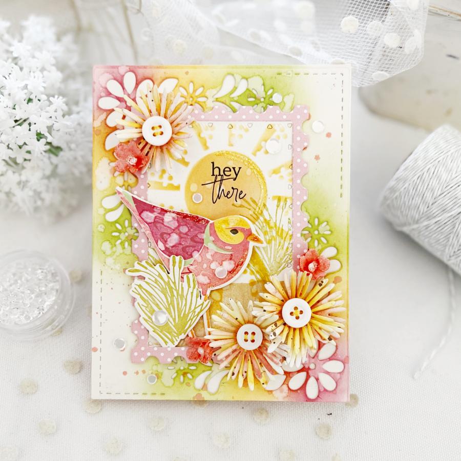 Feathered Friends Mini 12 Mini Stamp Set