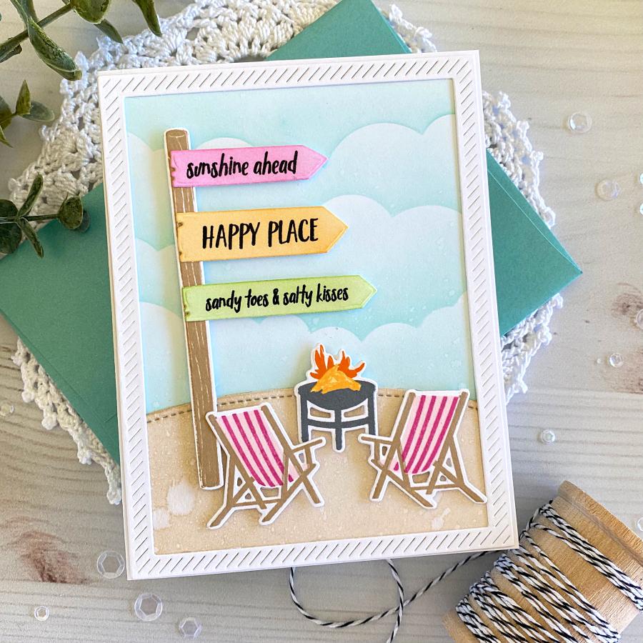 Paradise this Way Stamp Set