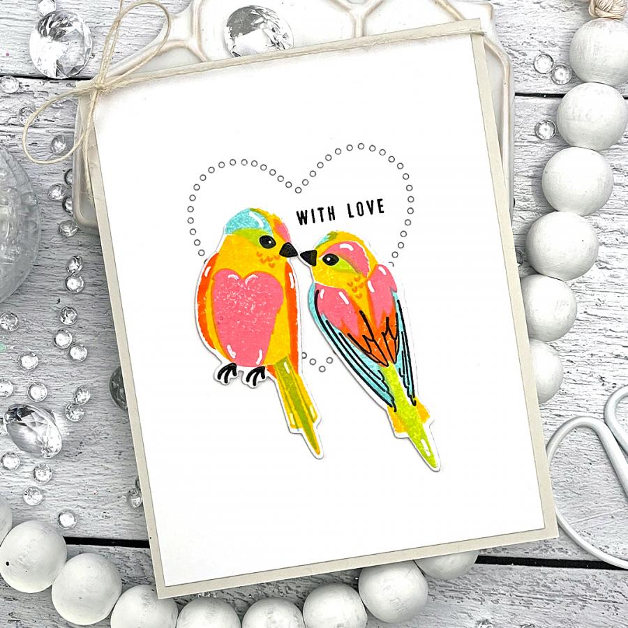 With Love Sentiments Mini Stamp Set