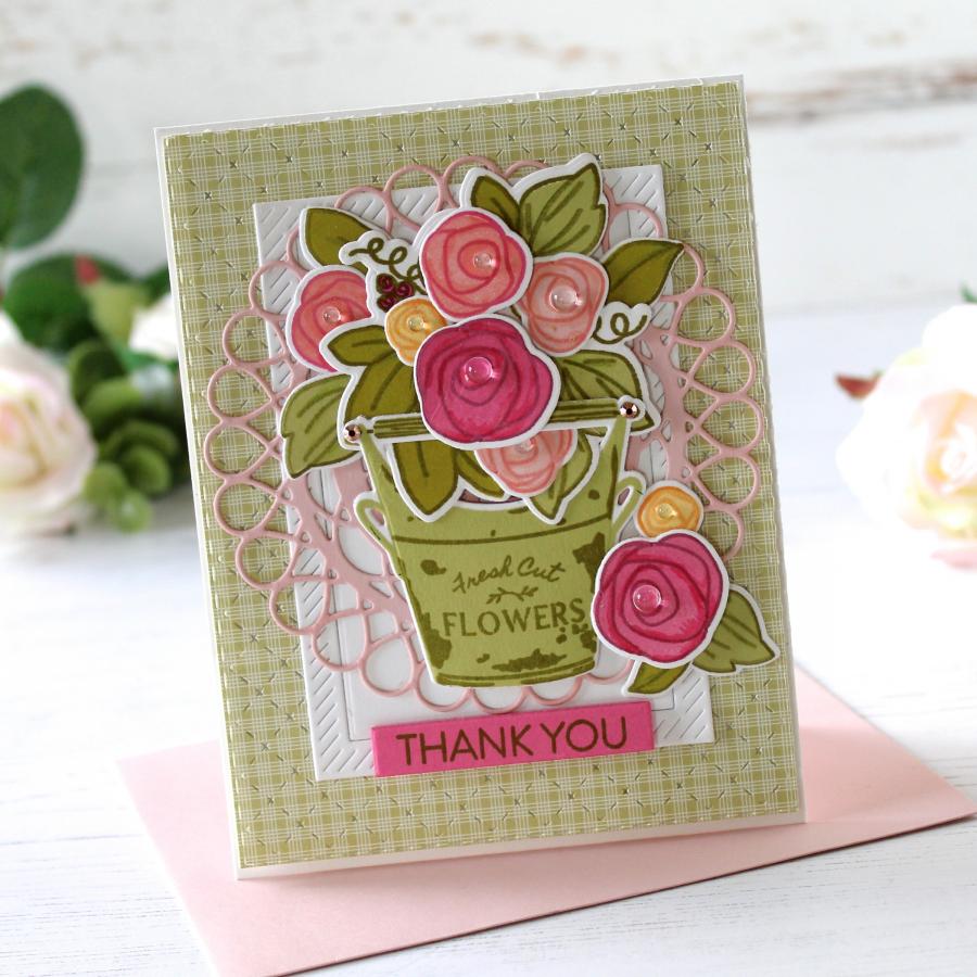Thank You Florals Stamp Set