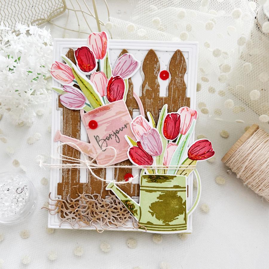 Vase Collection 8 Mini Stamp Set