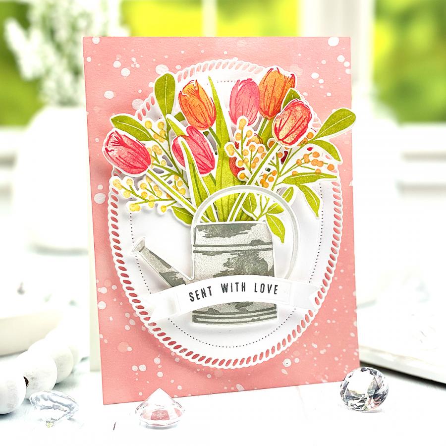 Vase Collection 8 Mini Stamp Set