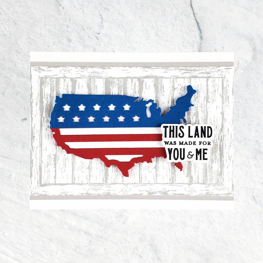 Wood Plank Background Stamp Set