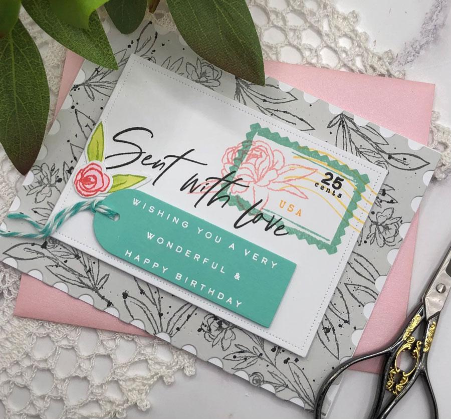 Vintage Postage Stamp Set