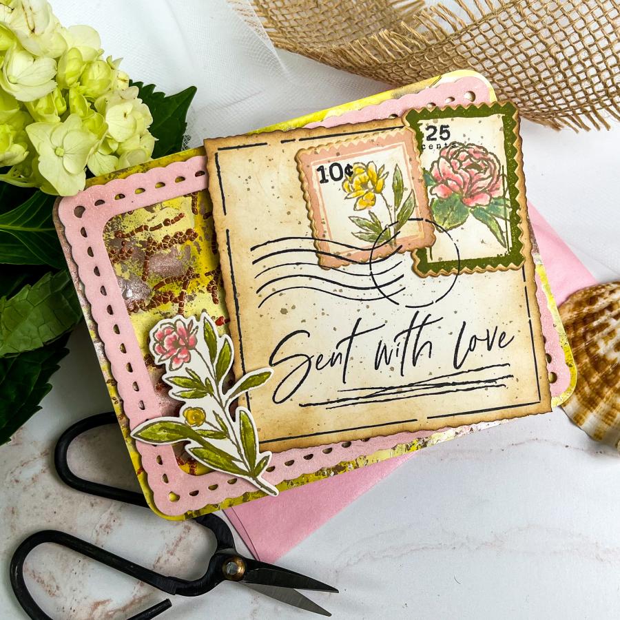 Vintage Postage Stamp Set