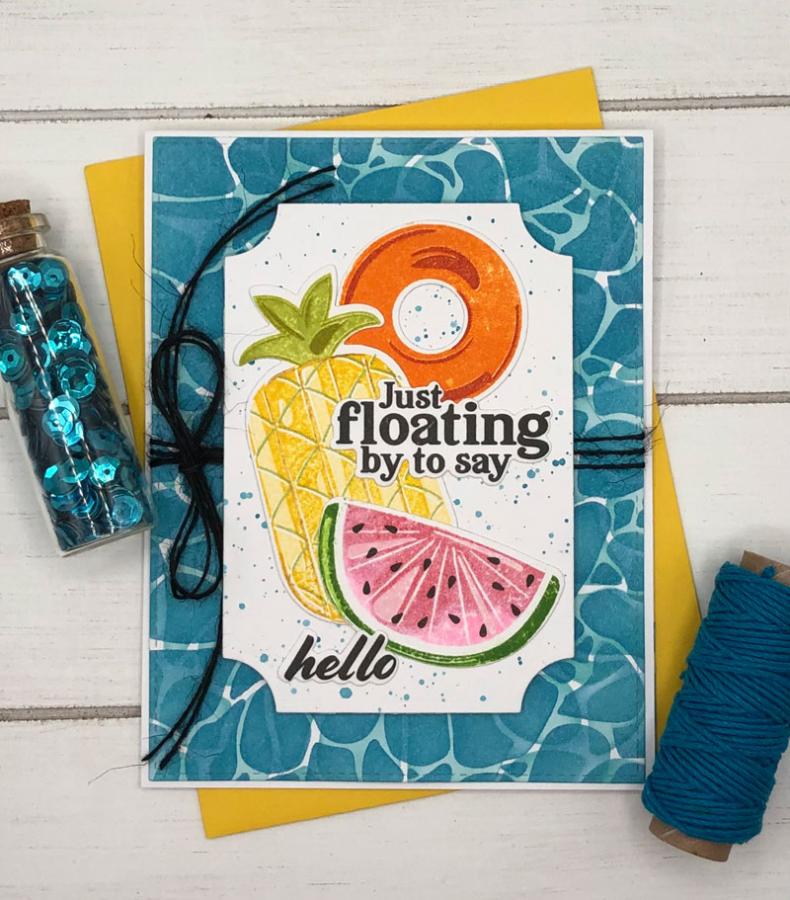Floating By Stamp Set