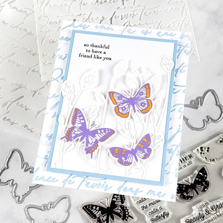 Graceful Butterflies Stamp Set