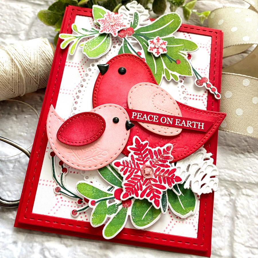 Very Berry Mistletoe Stamp Set