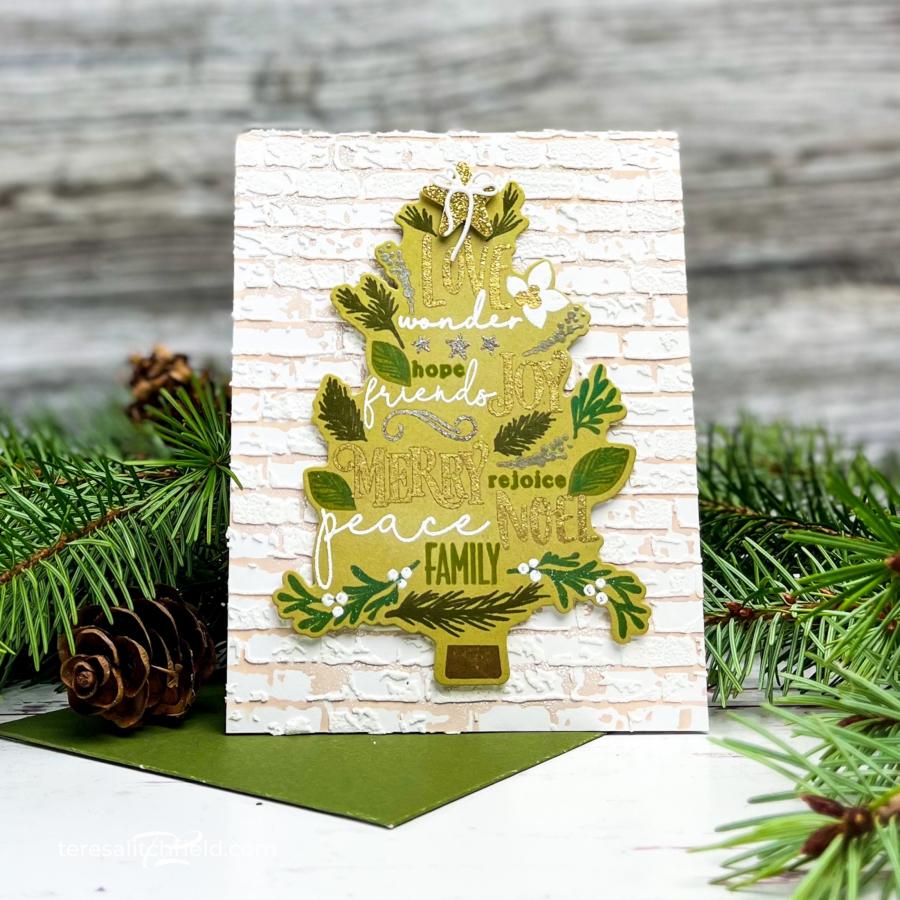 Merry Christmas Tree Stamp Set