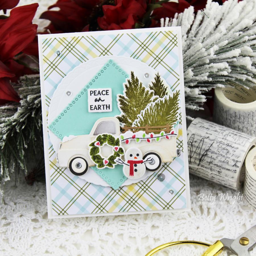 Snowy Truck Accessories Stamp Set