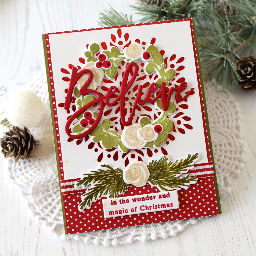 Larger than Life: Believe Sentiments Mini Stamp Set