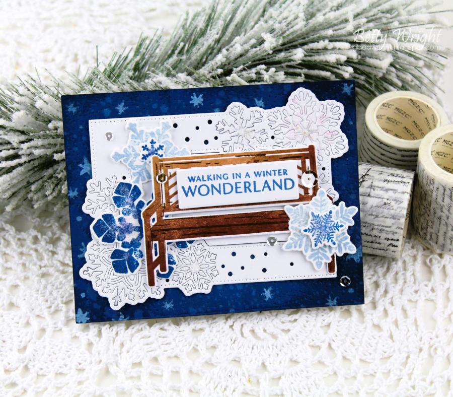 Winter Bench Stamp Set