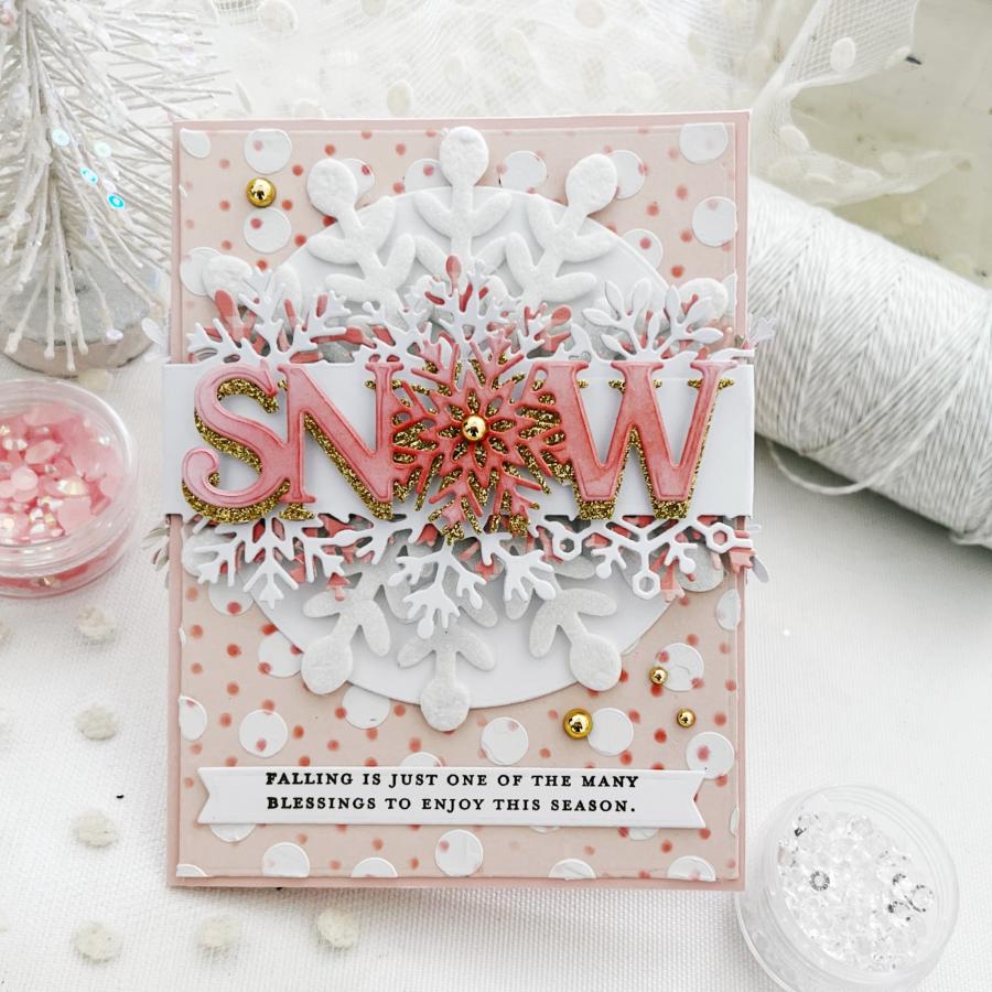Larger than Life: Snow Mini Stamp Set