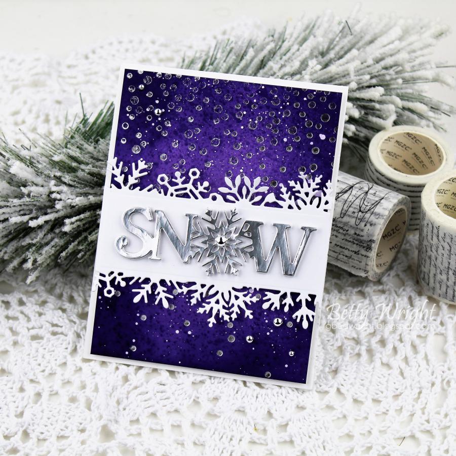 Larger than Life: Snow Mini Stamp Set