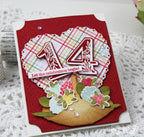 Fancy Floral Numbers Stamp Set