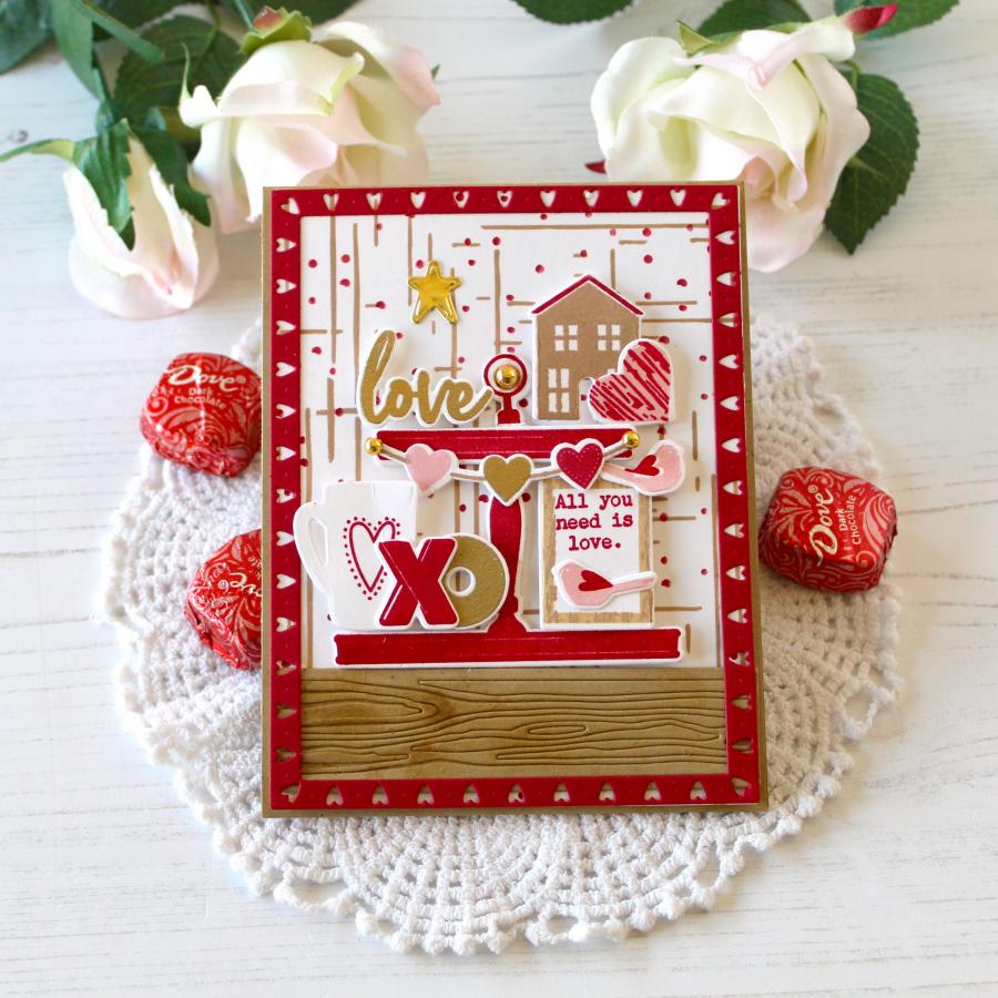 Tiers of Cheer: Valentine Mini Stamp Set