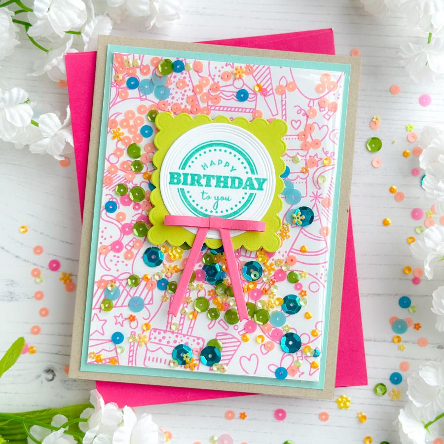 Birthday Background Stamp Set