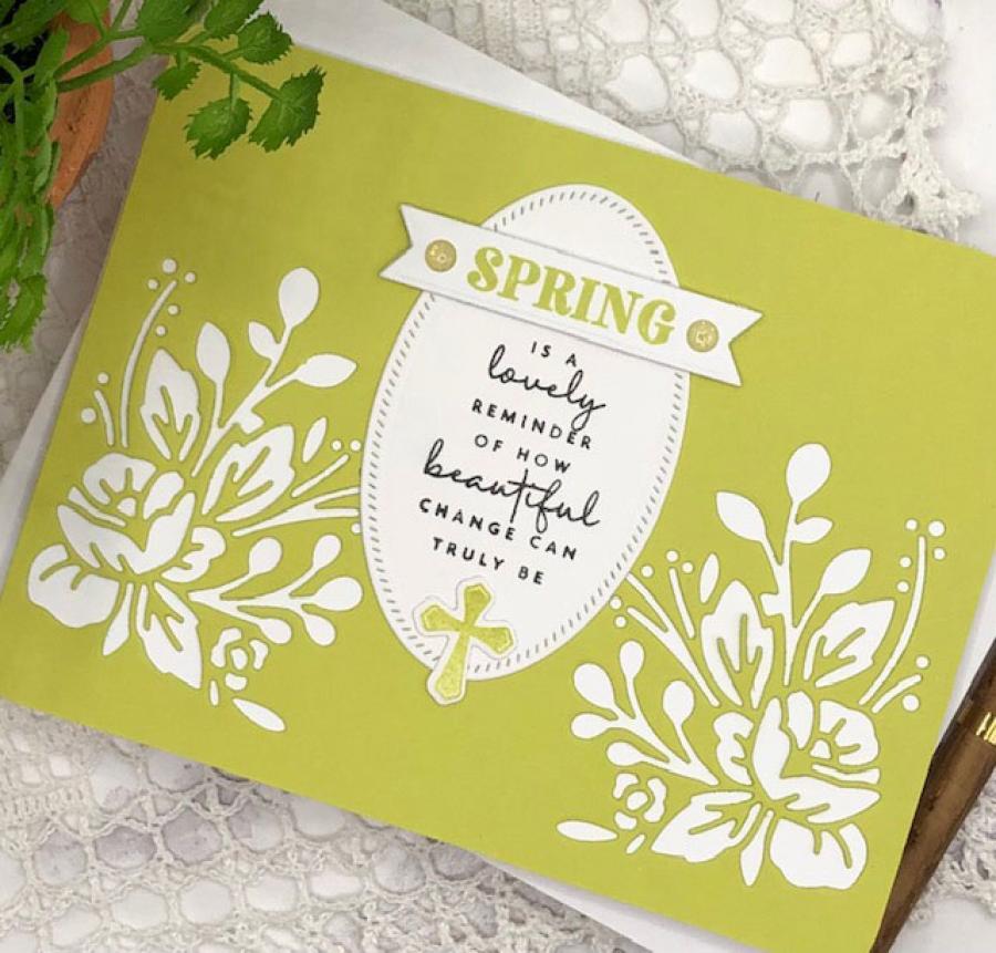 Larger than Life: Spring Sentiments Mini Stamp Set