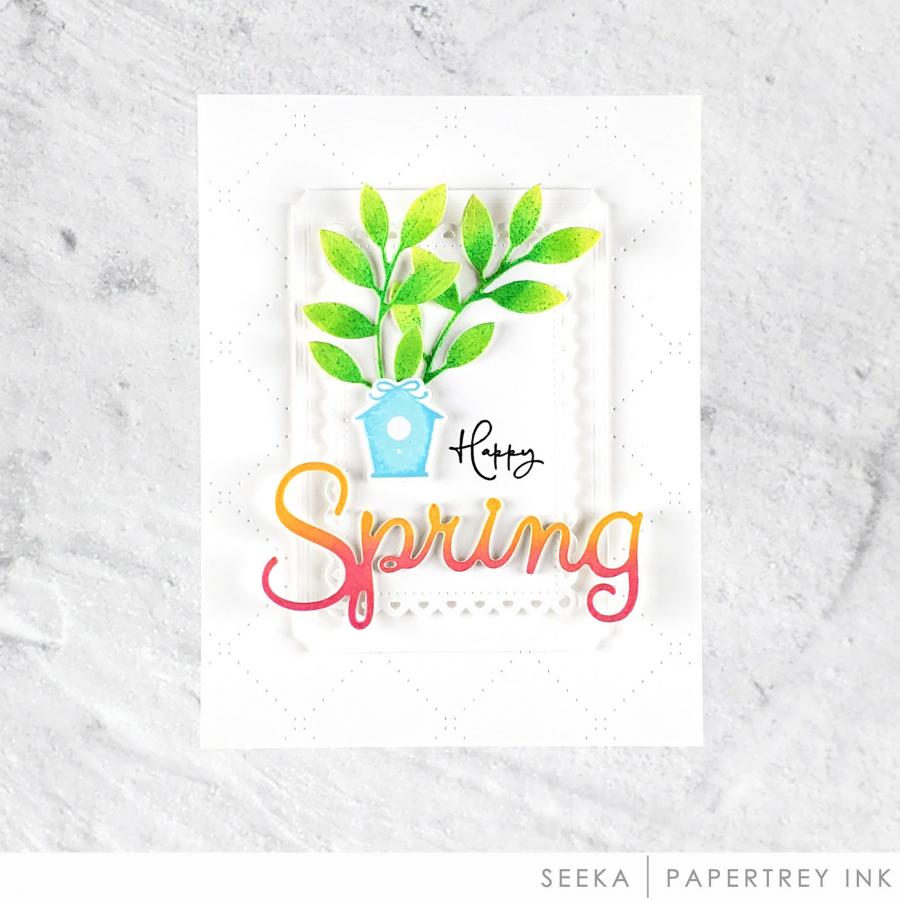 Larger than Life: Spring Sentiments Mini Stamp Set