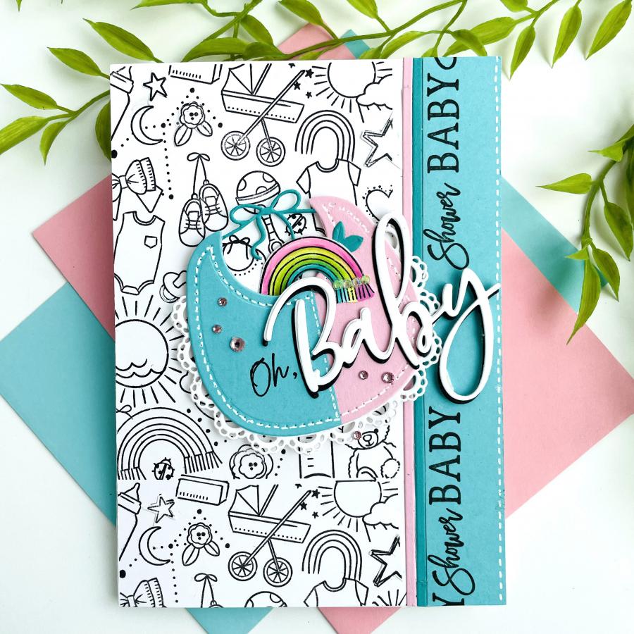 Larger than Life: Baby Sentiments Mini Stamp Set