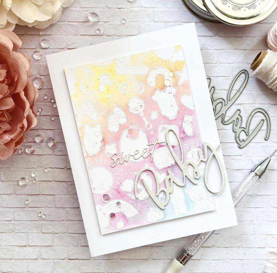 Larger than Life: Baby Sentiments Mini Stamp Set