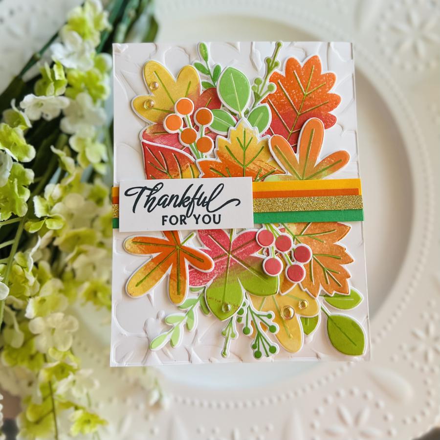 Give Thanks Sentiments Stamp Set