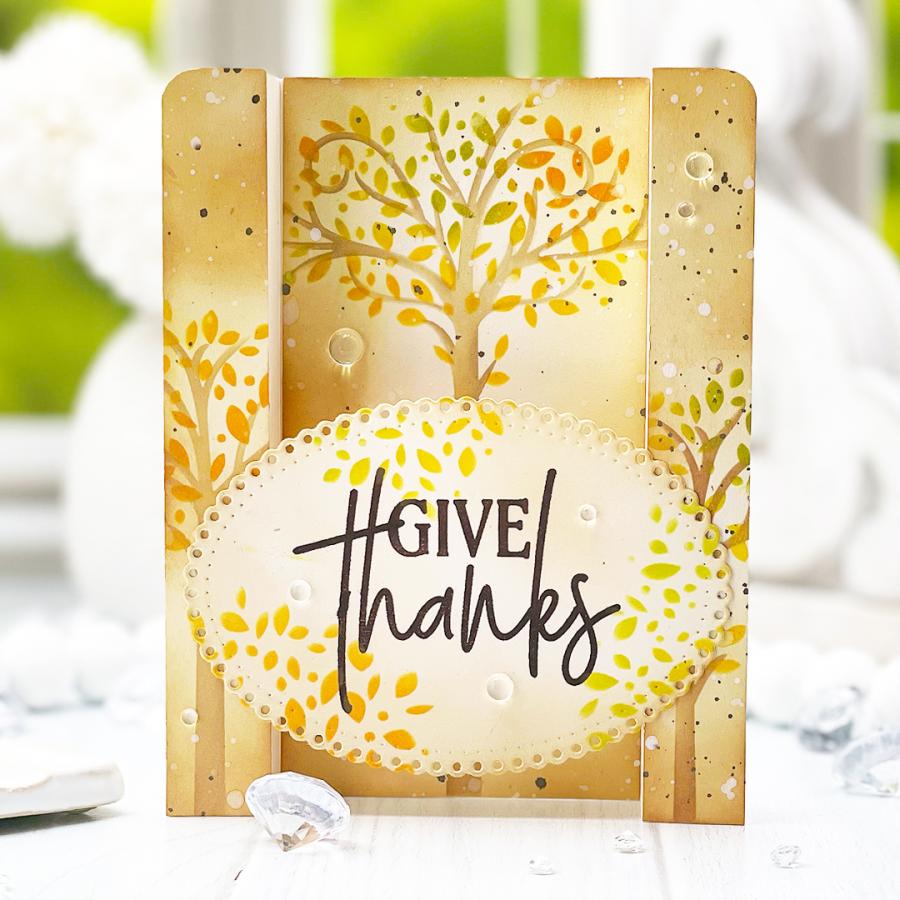 Give Thanks Sentiments Stamp Set