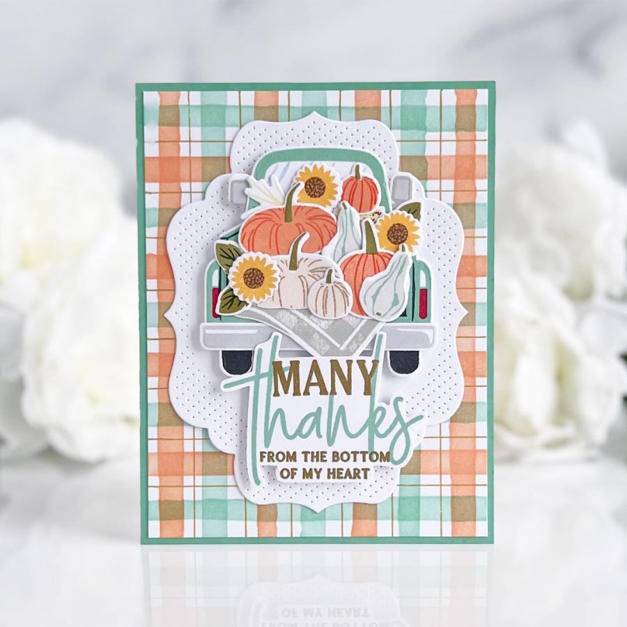 Give Thanks Sentiments Stamp Set