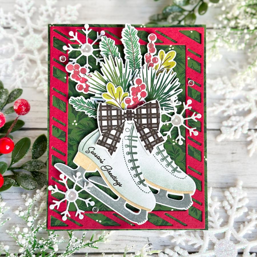 Skate Into the Holidays Stamp Set