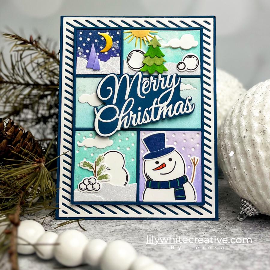 Christmas in Frames Stamp Set