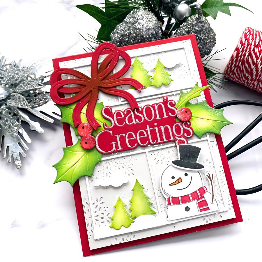Christmas in Frames Stamp Set