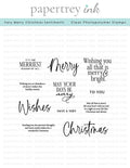 Very Merry Christmas Sentiments Stamp Set