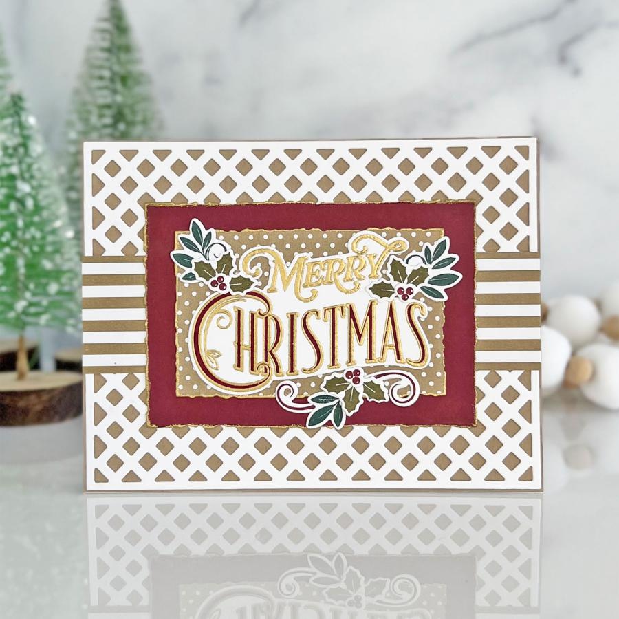 Vintage Holiday Flair Stamp Set