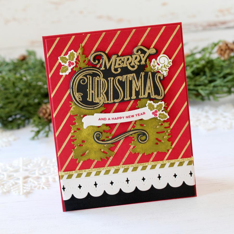 Vintage Holiday Flair Stamp Set