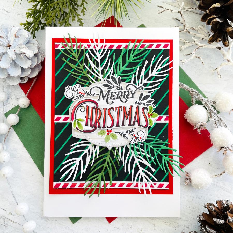 Vintage Holiday Flair Stamp Set
