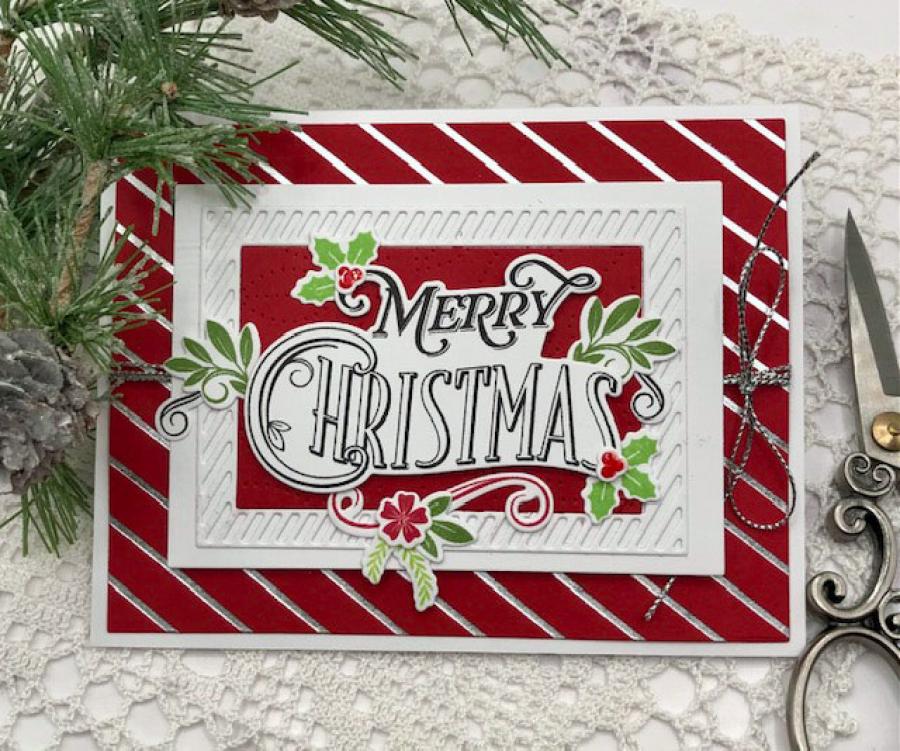 Vintage Holiday Flair Stamp Set