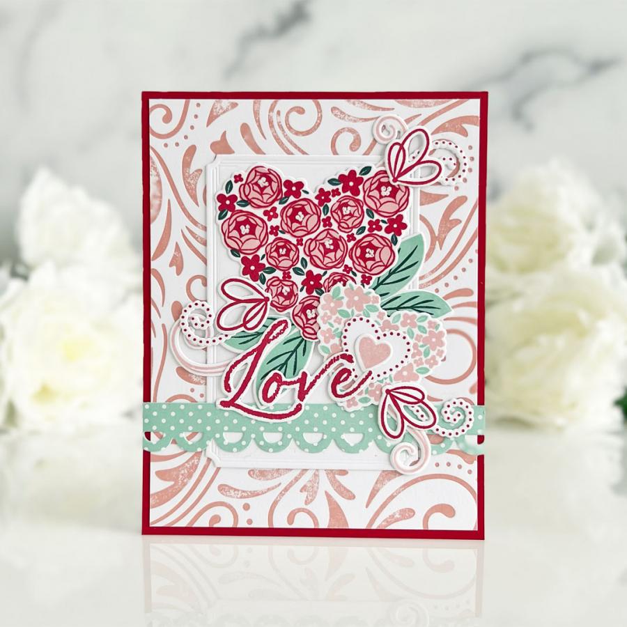 With All My Heart Stamp Set