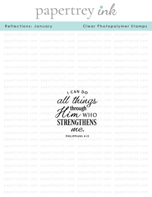 Reflections: January Mini Stamp Set