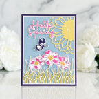 Flutter and Flowers Stamp Set