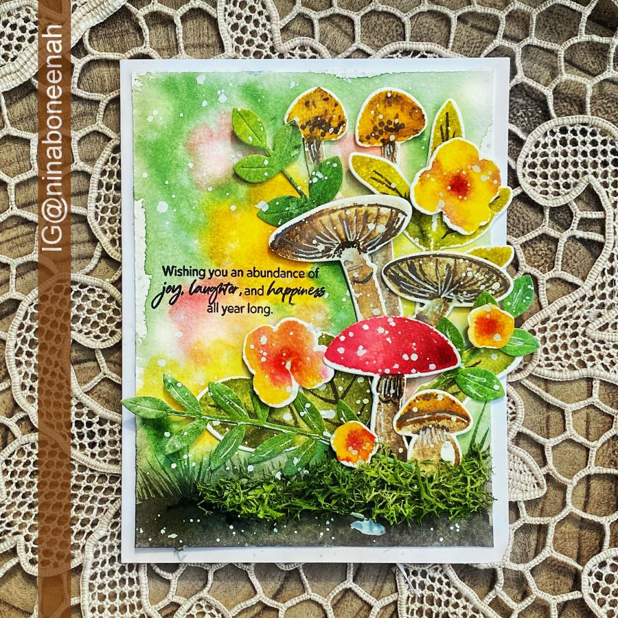Wild About Mushrooms Stamp Set