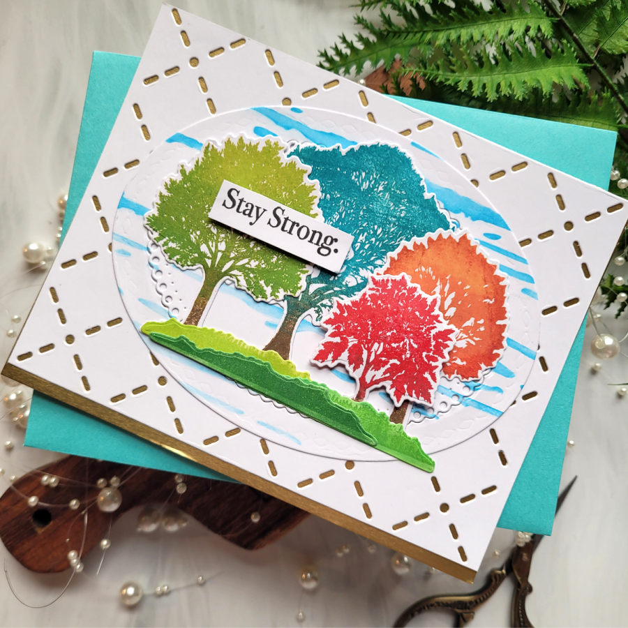 Towering Trees Stamp Set